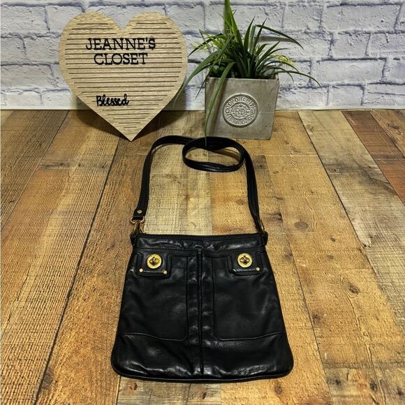 Marc By Marc Jacobs Black Leather Crossbody Handbag - Picture 3 of 14